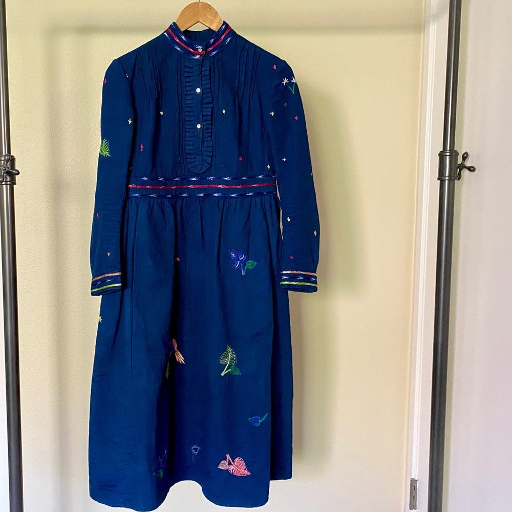 Thierry Colson Embroidered dress